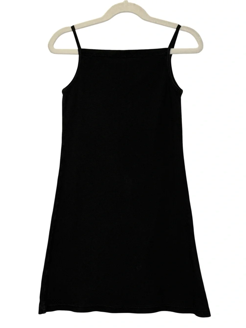 Gil Rodriguez Girls Size 10 Black LaPointe Tank Dress 100% Cotton
